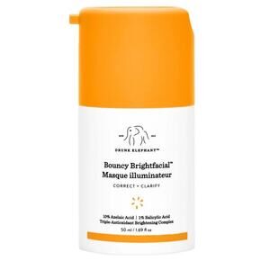 Drunk Elephant Bouncy Brightfacial Brightening Mask Correct Clarify 1.69oz